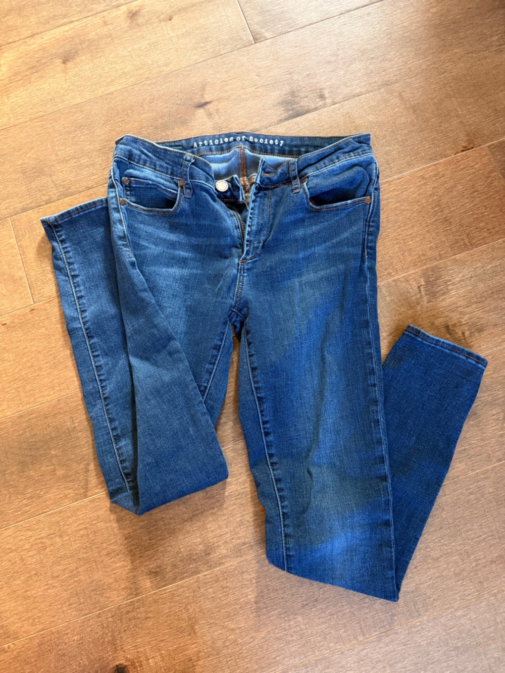 Articles Of Society Dark Blue Skinny Jeans